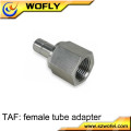 NPT BSPT BSPP rosca macho tubo de aço tubo adaptador conector